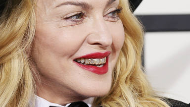Image: Madonna arrives at the 56th annual Grammy Awards in Los Angeles