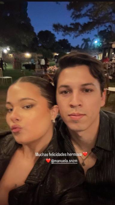 El novio de manuela, hija de Alejandro Sanz, la felicita en redes