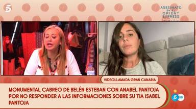 Enfado monumental de Belén Esteban con Anabel Pantoja en 'Sálvame'