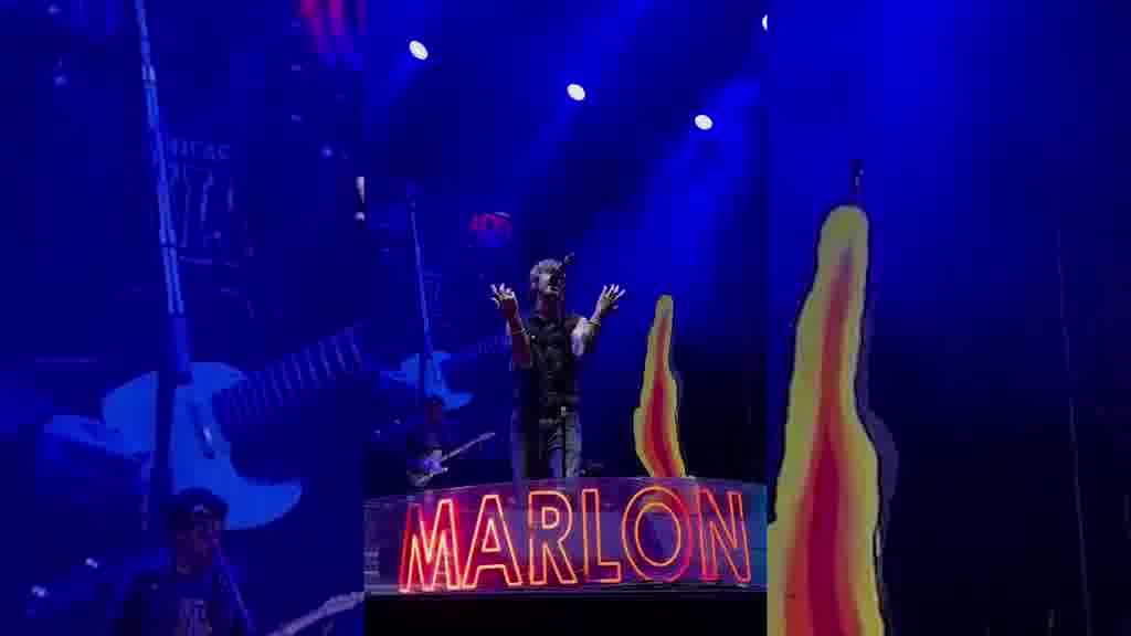 Marlon en plena actuació a la Mercè 2024