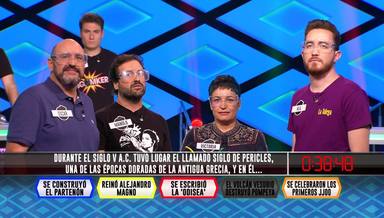 Los Dispersos, Óscar Díaz, Manolo Romero, Victoria Folgueira y Miguel Ángel Gómez, en '¡Boom!'