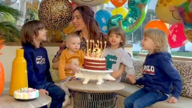 Pilar Rubio y Sergio Ramos tercer cumpleaños de su hijo Alejandro