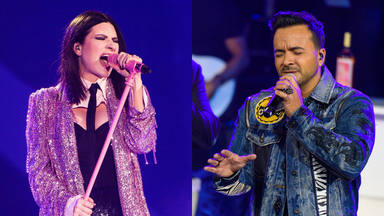 Laura Pausini y Luis Fonsi unieron sus voces en Miami para interpretar 'Inolvidable'