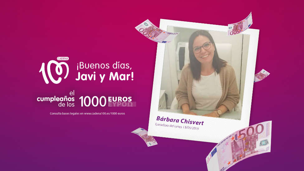 ¡Bárbara Chisvert ha ganado 1.000 euros!