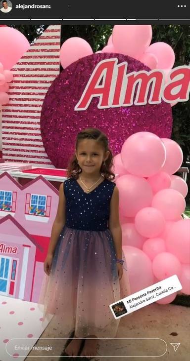 Alma, la hija de Alejandro Sanz, cumple 6 años