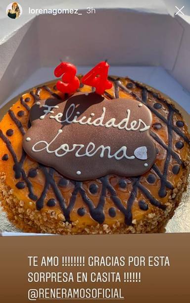 Lorena Gómez celebra su 34 cumpleaños de esta forma