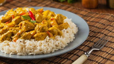 Receta fácil de pollo al curry