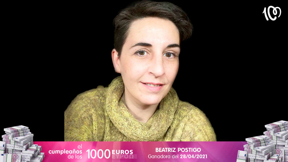 Beatriz Postigo gana 1.000 euros: "Ha sido un regalo, no podía creérmelo"