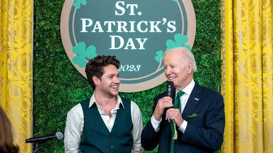 Niall Horan tenía una sorpresa por San Patricio: reunión con Joe Biden presidente de EE.UU., en la Casa Blanca