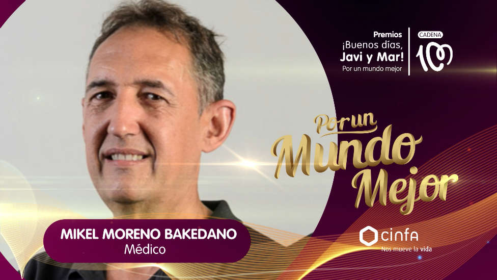 Mikel Moreno comparte su premio: "Hay mucha gente altruista en el mundo, va por todos ellos"