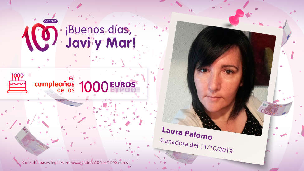 ¡Laura Palomo ha ganado 1.000 euros!