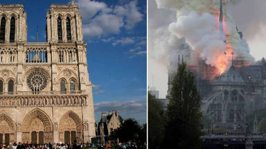 Notre Dame, símbolo de arte y joya europera, en llamas