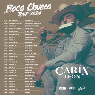 Todas las fechas de la gira europea de Carín León con su Boca Chueca