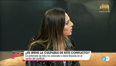 Irene Rosales defendiendose en Viva la vida