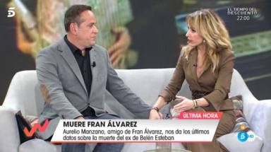 La emoción del periodista Aurelio Manzano al recordar a su amigo Fran Álvarez: “Estoy triste”