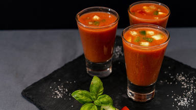 Gazpacho chupitos