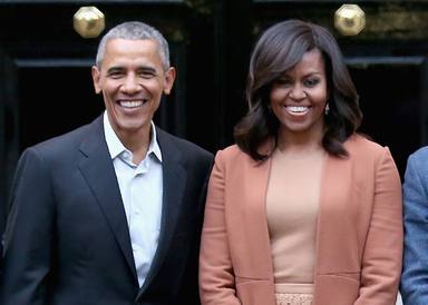 Michelle y Barack Obama, de la Casa Blanca a la carrera por el Oscar