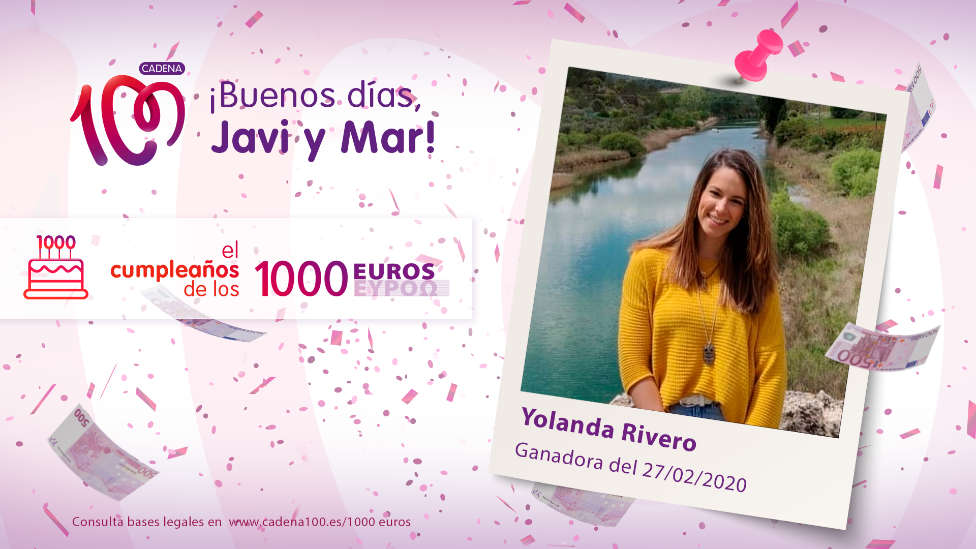 ¡Yolanda Rivero se ha llevado 1.000 euros!