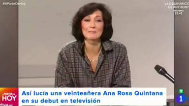 Ana Rosa Quintana, irreconocible en su primera vez ante las cámaras: este fue su debut
