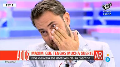 Maxim Huerta se despide de El programa de Ana Rosa