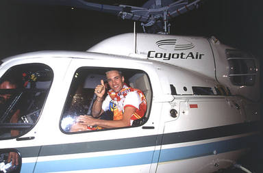 Ismael Beiro llegó al plató de Gran Hermano en helicóptero después de proclamarse ganador