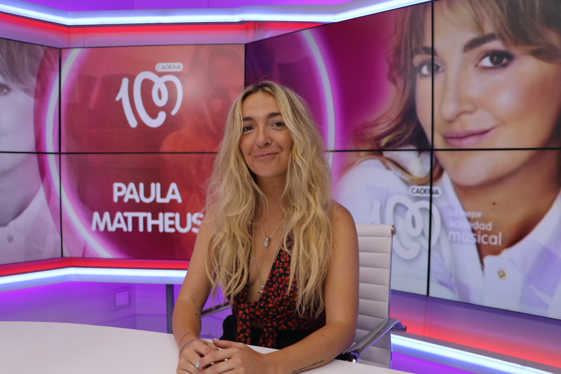 Paula Mattheus concede una entrevista a CADENA 100 con motivo del lanzamiento de su último 'single'