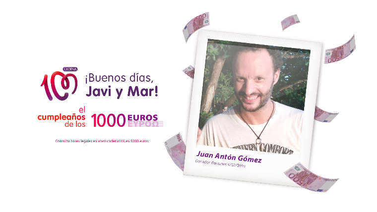 ¡Juan Antón de Bilbao se lleva 1.000 euros!