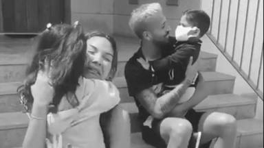 Tamara Gorro y Ezequiel Garay se reencuentran con sus hijos