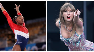 Simone Biles incluye a Taylor Swift en su rutina deportiva y ella le responde: “No estoy preparada para esto”