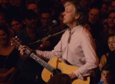 Concierto sorpresa de Paul McCartney en Nueva York