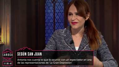 La bronca de Antonia San Juan a una espectadora por grabar con el móvil en su obra de teatro