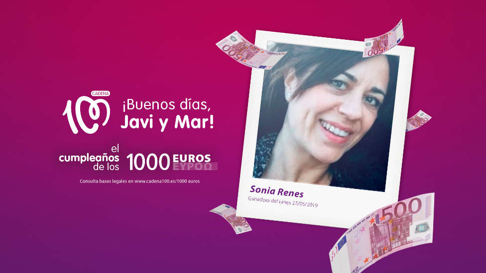 ¡Sonia Renes ha ganado 1.000 euros!