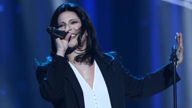 Julia Medina, ganadora del primer programa de 'Tu cara me suena' con su imitación a Laura Pausini