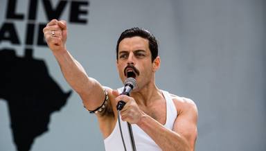 Rami Malek convertido en Freddie Mercury