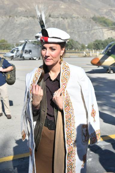 Kate Middleton en su visita oficial a Pakistán