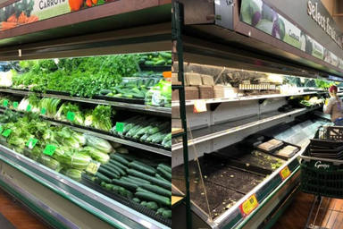 Un supermercado desecha 30.000 euros en comida