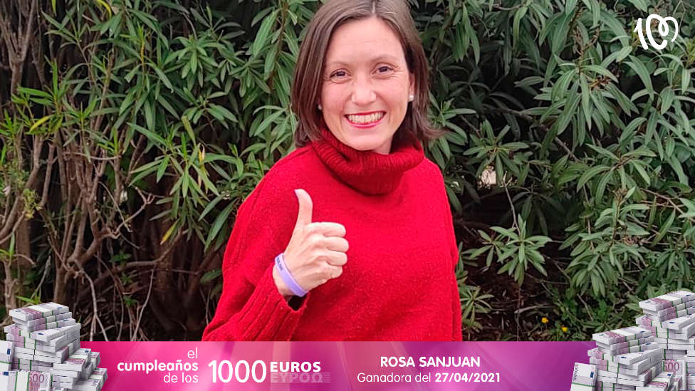 Rosa Sanjuan ha ganado 1.000 euros: "Lo he conseguido con solo una llamada"