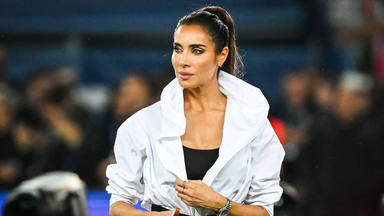 Pilar Rubio durante el partido entre el París Sant-Germain y Clermont Foot en junio de 2023
