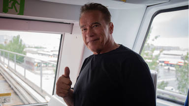 Arnold Schwarzenegger, de visita a Barcelona