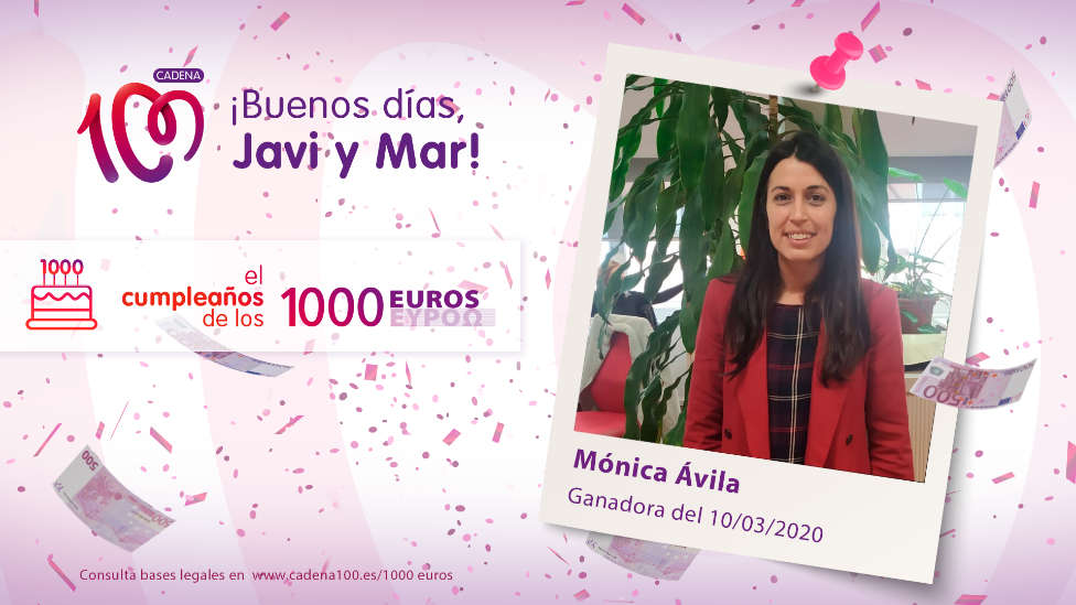 ¡Mónica Ávila ha ganado 1.000 euros!