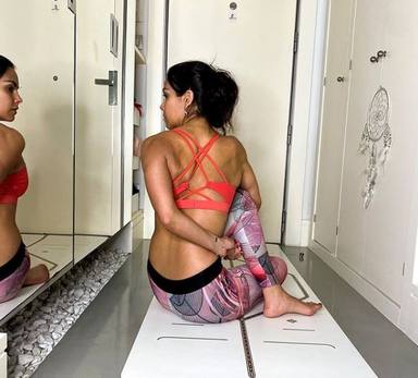 Cristina Pedroche, una gran aficionada del yoga