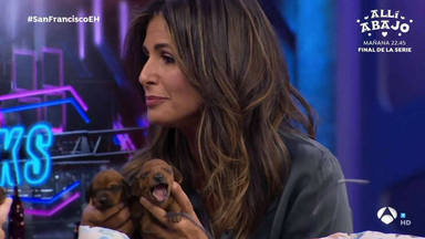Nuria Roca presenta a sus cachorros en 'El Hormiguero'
