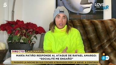 María Patiño responde a los ataques de Rafael Amargo