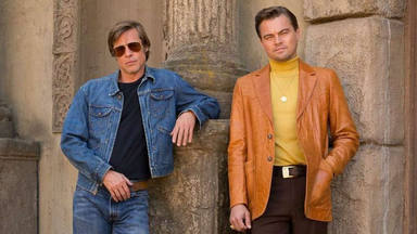 Brad Pitt y Leonardo DiCaprio en Érase una vez en... Hollywood
