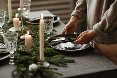 Secrets per decorar una taula per Nadal