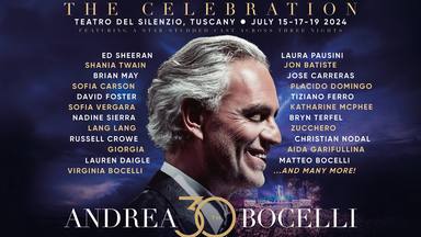 Homenaje a Andrea Bocelli por su 30 aniversario en la música