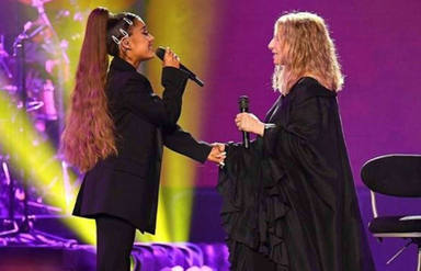 Ariana Grande y Barbra Streisand