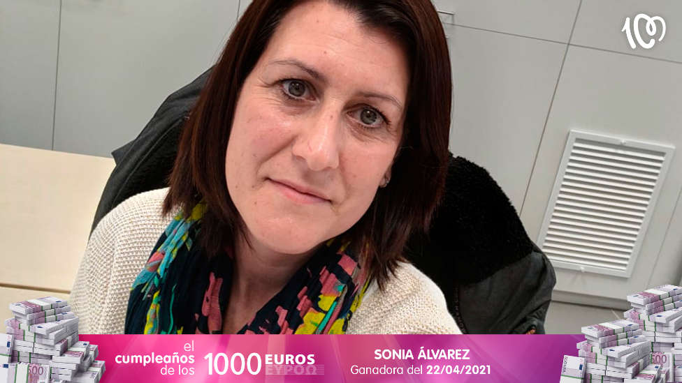 Sonia, ganadora de 1.000 euros: "Lo celebraré con la familia, ¡una alegría para disfrutar juntos!"