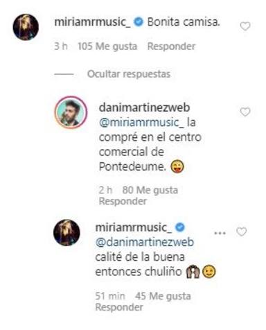 Una broma entre Miriam Rodríguez y Dani Martínez hace saltar todas las alarmas sobre una posible relación