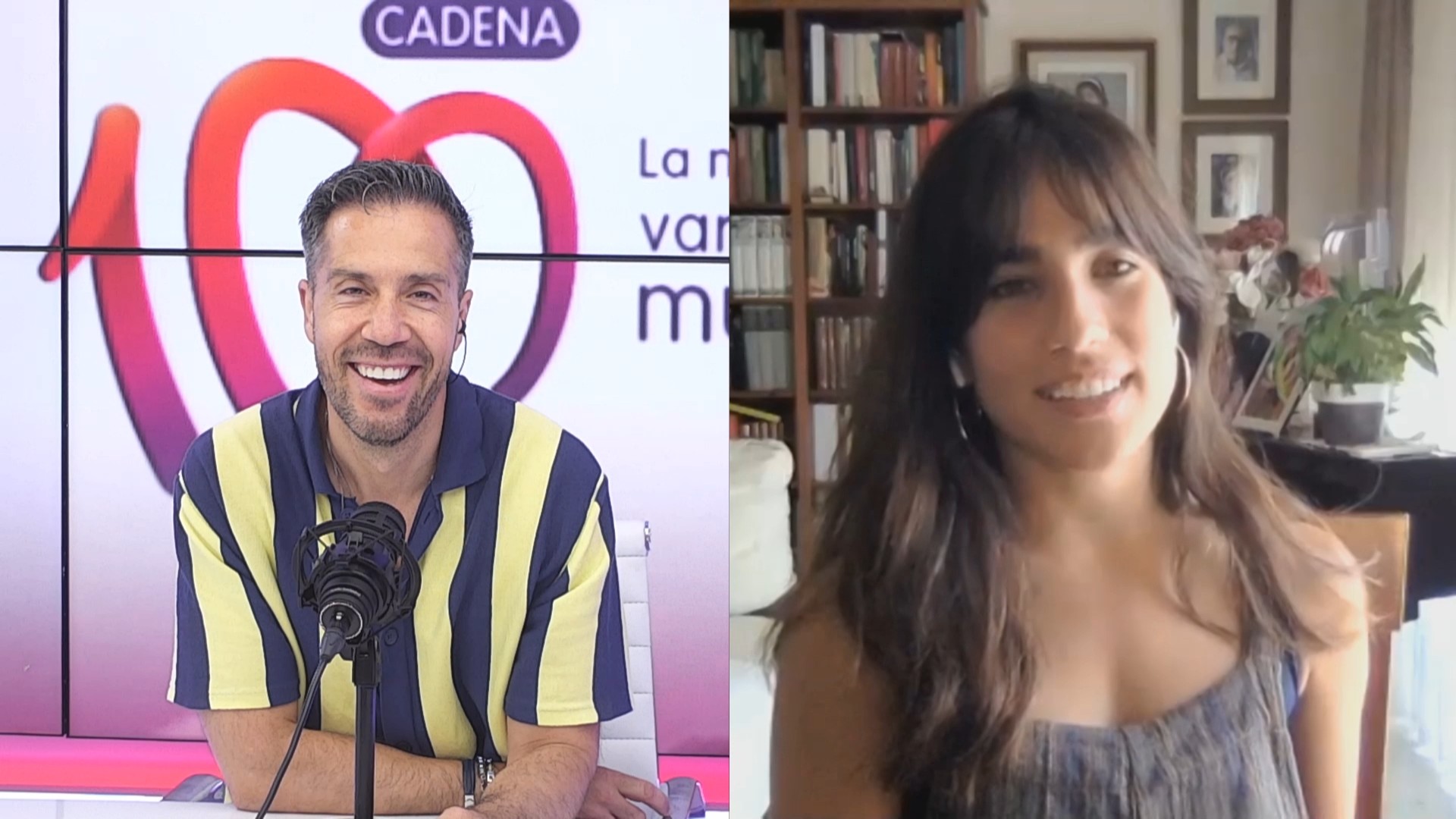 Julia Medina presenta su 'single' en CADENA 100 en una entrevista con Antonio Hueso